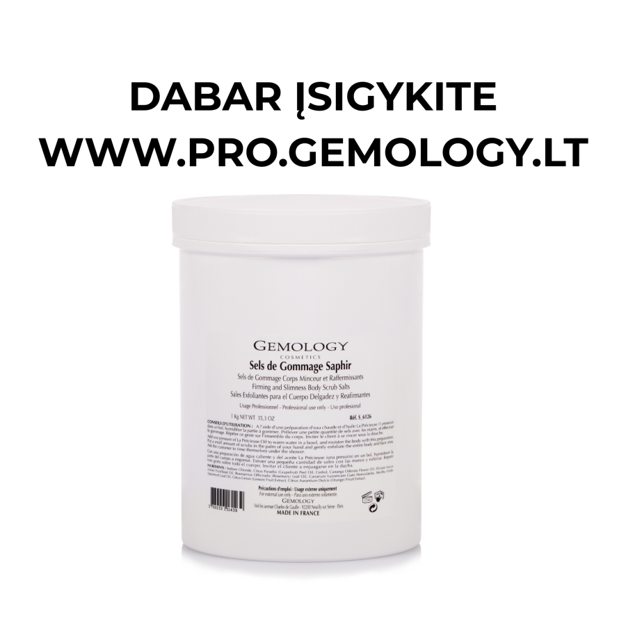 Stangrinantis ir liekninantis safyro druskų šveitiklis | GEMOLOGY